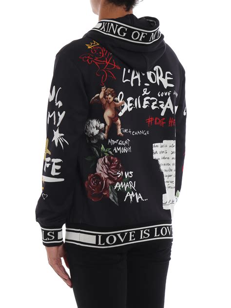 dolce gabbana angel hoodie|dolce gabbana hoodie sale.